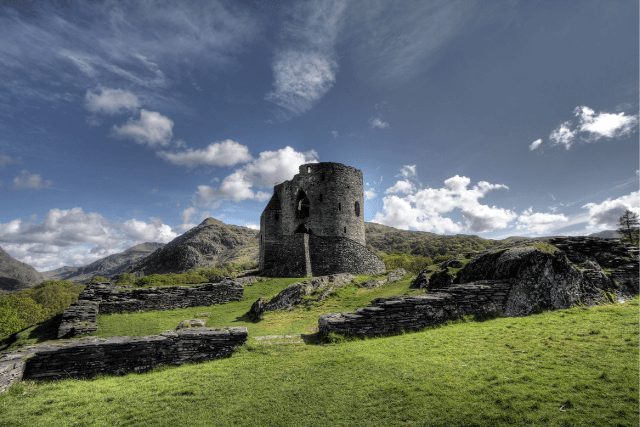 Castle Dolbadarn Keep Llanberis Wales