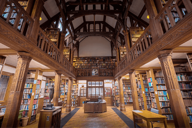 Inside Gladstone Library