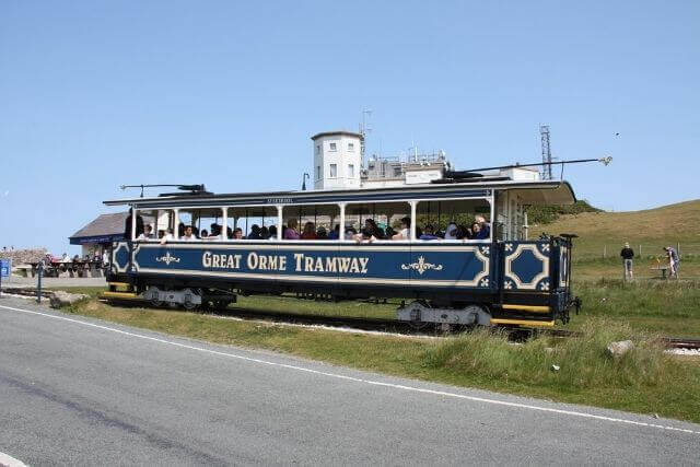 The Great Orme Tramway in Llandudno