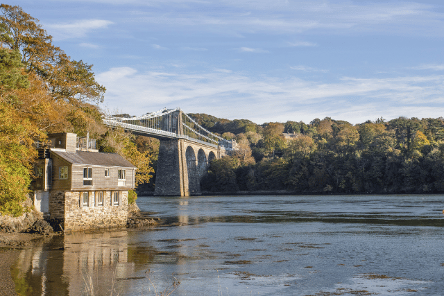 manadwyn behind menai bridge