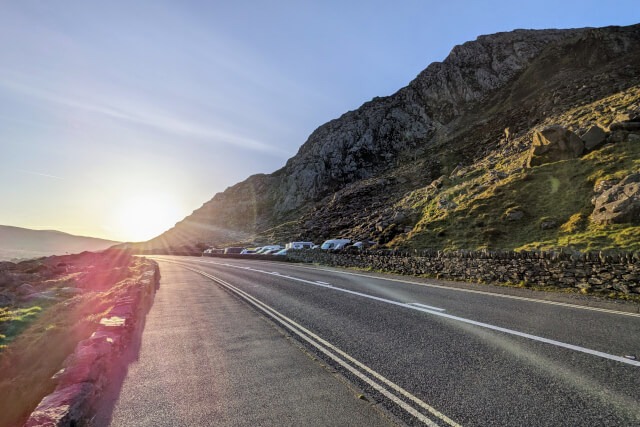 Road through Snowdonia